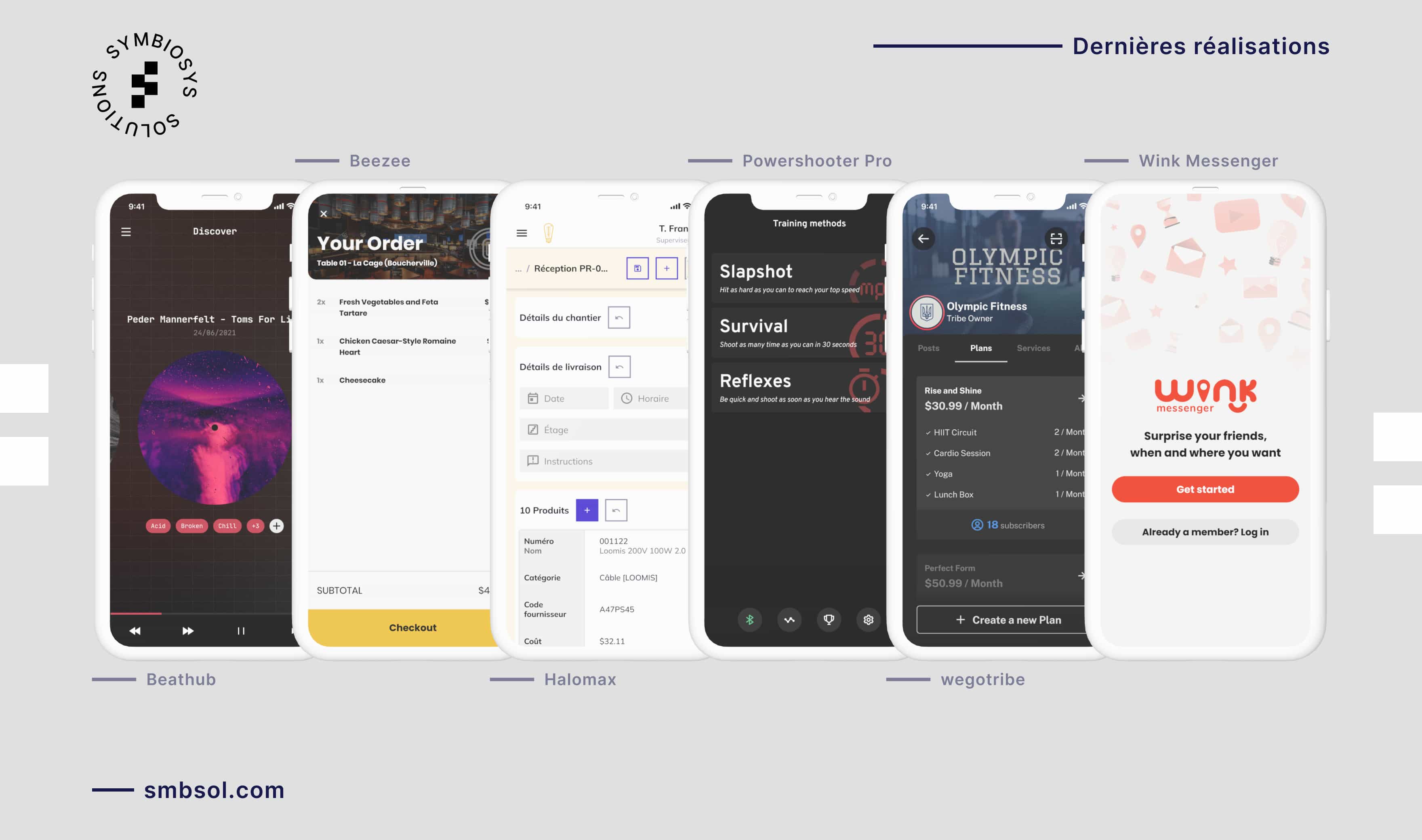 Projet portfolio Symbiosys